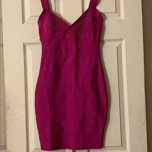 Fashion Nova Purple Bandage Dress